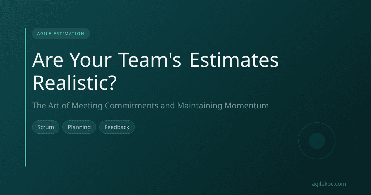A team collaborating on a scrum board, estimating tasks.