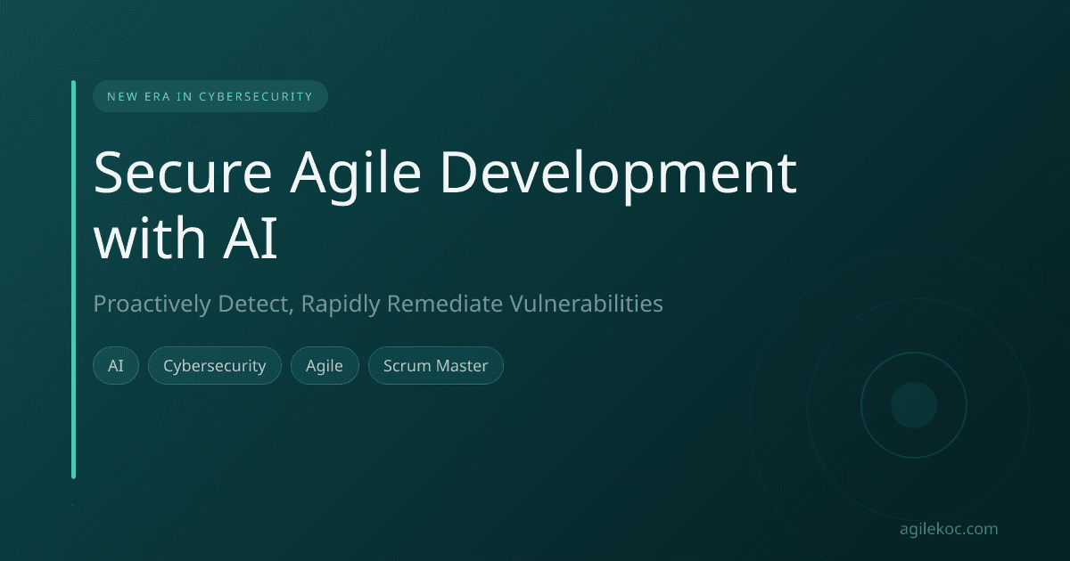 An Agile team analyzing cybersecurity vulnerabilities with AI assistance.