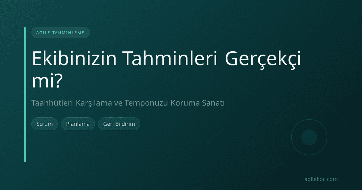 Bir scrum panosunda görevleri tahmin eden bir ekip.