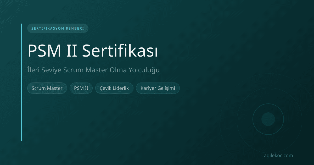 İleri seviye bir Scrum Master'ın karmaşık bir projeyi yönettiği ve ekibine rehberlik ettiği bir görsel.